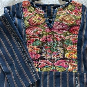 Mexican Colorful Embroidered Tunic